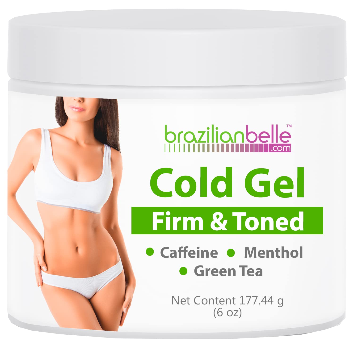 Brazilian Belle Cold Firmings Gel - Tightening & Anti Cellulite Cream with Caffeine - Advanced Firming & Body Firmings Gel for Loose & Sagging Skin - Suitable for All Skin Types-Velvo Beauty
