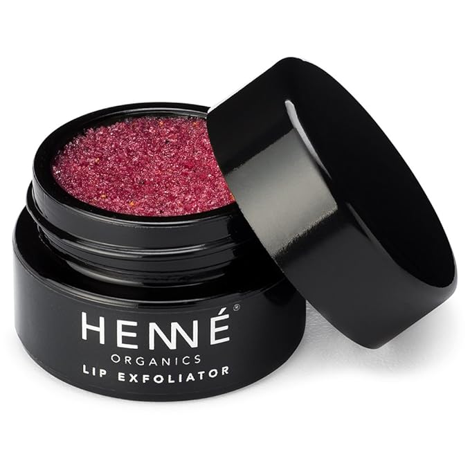 Henné Organics Lip Exfoliator - Natural and Organic Sugar Scrub - Nordic Berries-Velvo Beauty