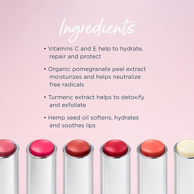 Lune+Aster Tinted Lip Balm - Dare To Dream - Vegan, antioxidant-rich vitamins C and E tinted lip balm provides a sheer customizable flush of color for soft, smooth lips-Velvo Beauty