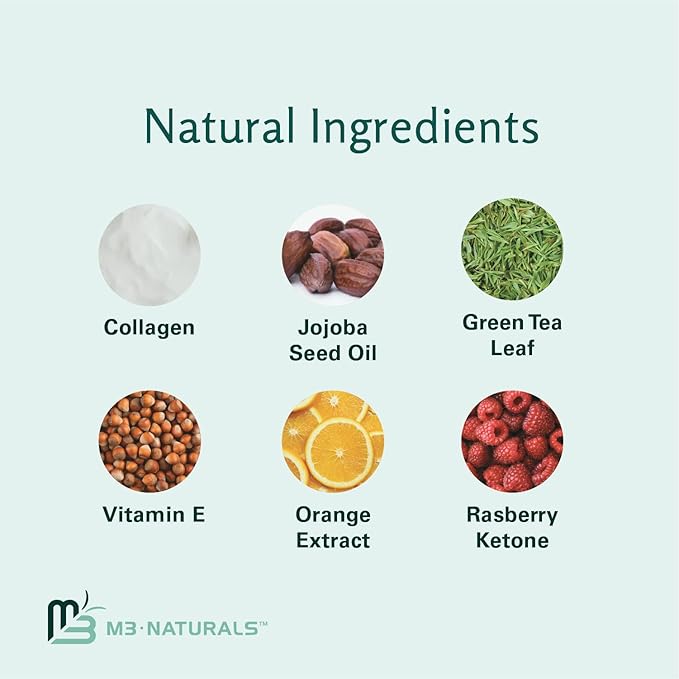 Stretch Mark Cream Infused with Collagen & Stem Cell Maternity Skincare Oil Removes Stretch Mark Prevention & Scar Remover Lotion Green Tea Extract & Raspberry Ketones by M3 Naturals-Velvo Beauty