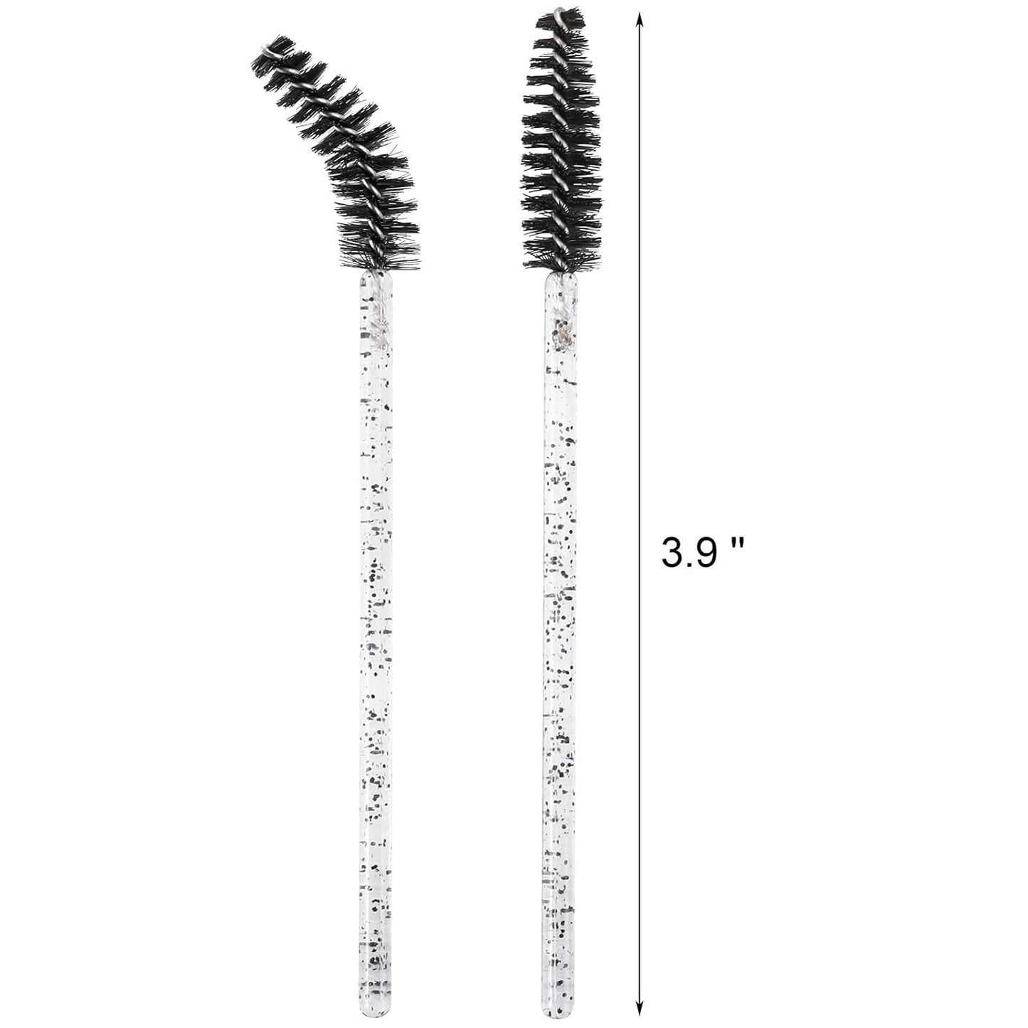 Tbestmax 1000 Disposable Mascara Wands Eyelash Brush Spoolies for Eyebrow Eye Lash Extension Black-Velvo Beauty