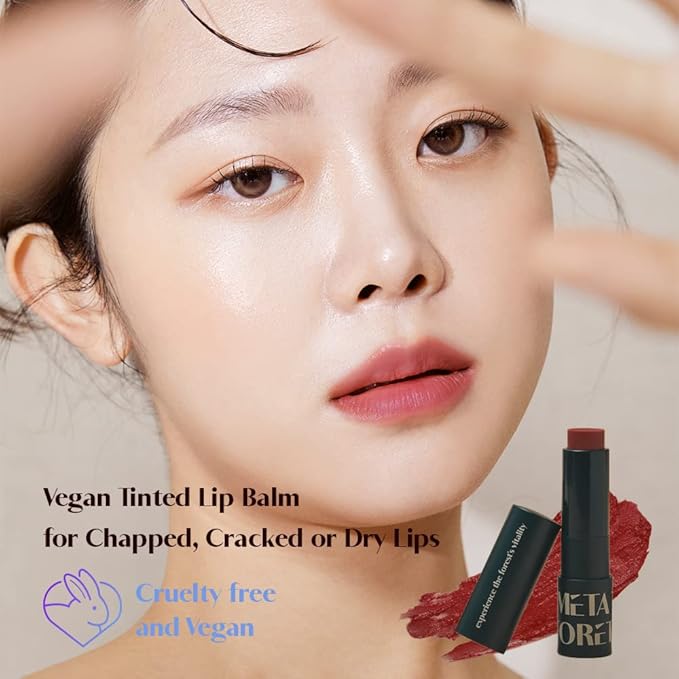 METAFORET Vegan Tinted Lip Balm 0.12oz 3.5g Experience Softer, More Radiant Lips with Lip Tint Butter Balm - Moisturizing, Tinted, and Perfect for Lip Care and Lip Glow (#05 Brick Red)-Velvo Beauty