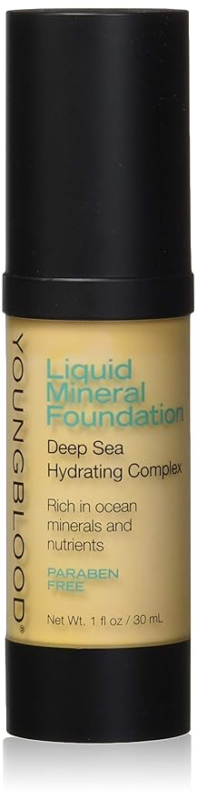 Youngblood Liquid Mineral Foundation, Sand, 17 Shades, Vegan, Cruelty-Free, Gluten-Free-Velvo Beauty