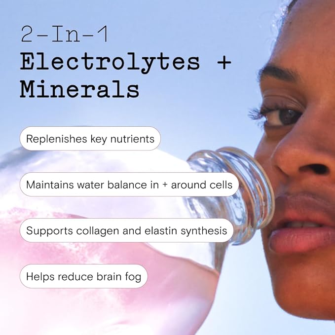 Moon Juice - Mini Dew Electrolytes Powder - Watermelon (30 Servings) - 2in1 Electrolytes & Minerals - Hydration Powder - Magnesium, Calcium, Potassium & Pink Salt - Sugar Free, Vegan, Non GMO-Velvo Beauty