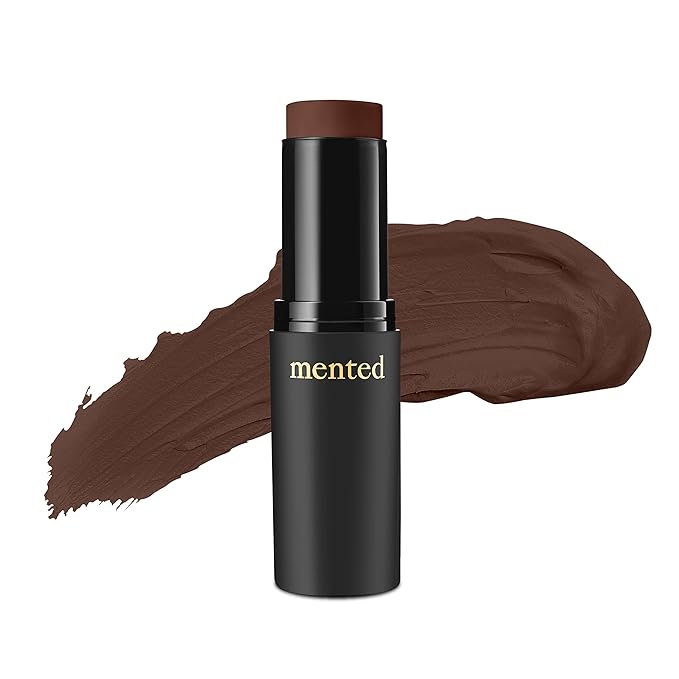 Mented Cosmetics Foundation Stick, Contour Stick, Or Concealer Stick for Dark Skin, Foundation for Black Women Makeup Stick, Dark Contour Stick, Stick Foundation Makeup Vegan and Cruelty Free, D40-Velvo Beauty