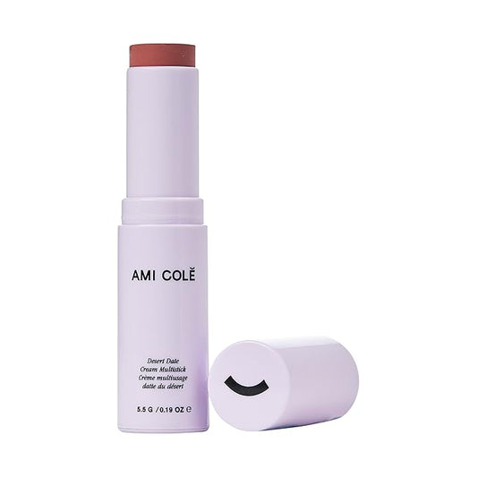 AMI COLÉ Desert Date Cream Multistick Lip and Cheek Tint (Dune), moisturizing lip tint, lip and cheek stain, natural lip color-Velvo Beauty