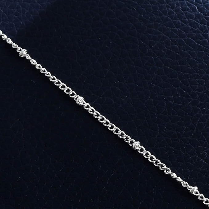 Boho Layering Disc Pendant Necklace Silver Jesus Choker Necklaces Beaded Chain Jewelry Adjustable for Women and Girls-Velvo Beauty