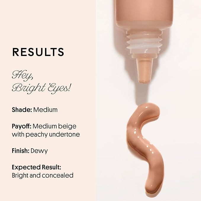 Winky Lux Peeper Perfect Under Eye Concealer, Makeup & Eye Brightener, Full Coverage Concealer for Dark Circles, Color Corrector & Eye Primer, With Collagen, Hyaluronic Acid & Vitamin E (Medium)-Velvo Beauty