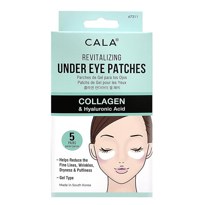 Cala REVITALIZING UNDER EYE PATCHES COLLAGEN AND HYALURONIC ACID-Velvo Beauty