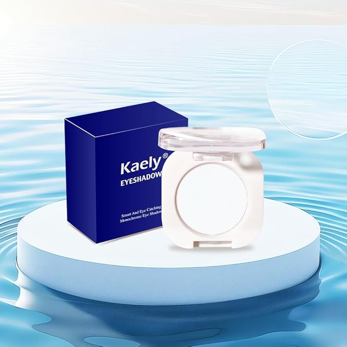 Matte White Single Eyeshadow Makeup, Neutral Cream Powde Eye Shadow for Women, White Matte Singles Eyeshadow Palette Pigmented Waterproof, sombras para ojos, Girls Monochrome Eyeshadows Gift 26-Velvo Beauty