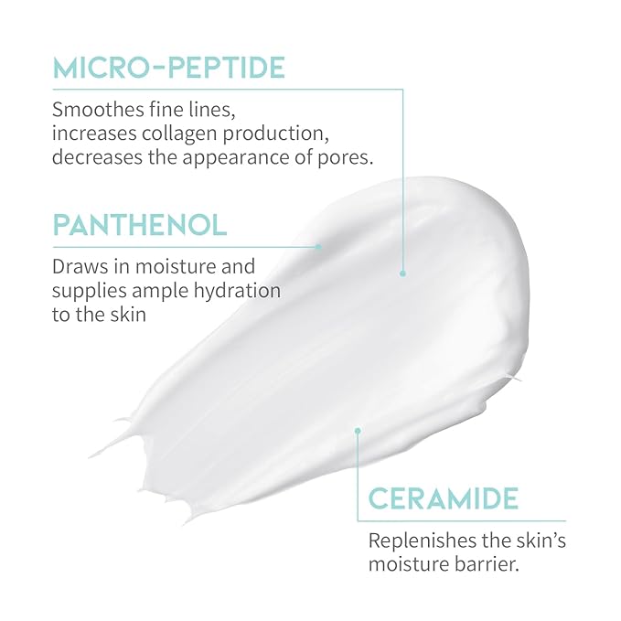 #OOTD Peptide Moisturizer Cream For Face, Dry Sensitive Skin Protection Barrier Cream For Aging Skin, Anti Aging, Hydrating, Peptide, Ceramide, Panthenol (1.69 FL.OZ)-Velvo Beauty