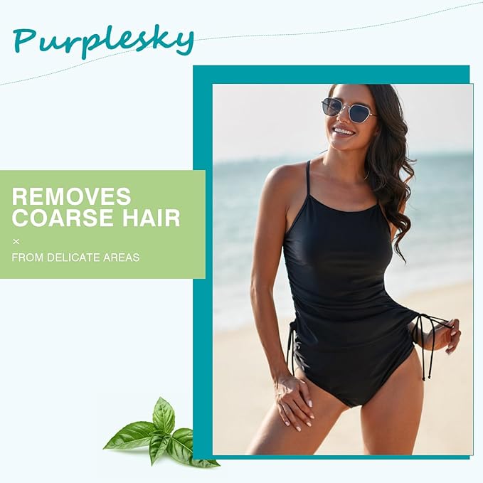 PURPLESKY Hair Removal Wax, 40oz Hard Wax Beads for Bikini, Body, Face, Fast Melt Waxing Beans Bulk (Lavender Scent)-Velvo Beauty