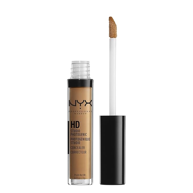 NYX PROFESSIONAL MAKEUP HD Studio Photogenic Concealer Wand, Medium Coverage - Nutmeg-Velvo Beauty