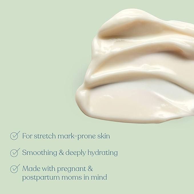 Pipette Belly Butter - Stretch Mark Cream for Pregnancy, Clean Hydrating Ingredients to Help Retain Skin’s Moisture, Shea Butter & Squalane, 3.8 fl oz-Velvo Beauty