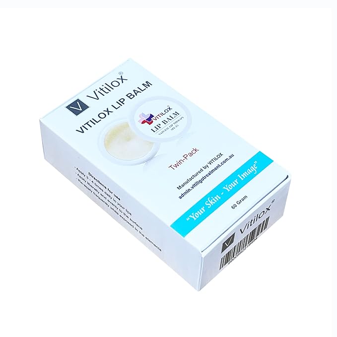 Vitiligo Vitilox® Lip Balm 'Twin Pack'-Velvo Beauty