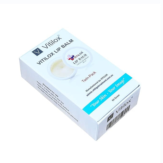 Vitiligo Vitilox® Lip Balm 'Twin Pack'-Velvo Beauty