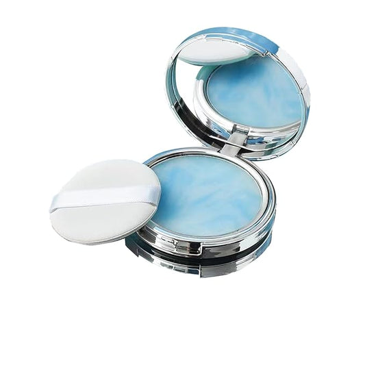 Oil Control Face Pressed Powder,Jelly Pressed Powder Face Makeup Setting Powder,Reduce Pores and Fine Lines Flawless Matte Long Lasting Finishing Lightweight Waterproof Face Cosmetics-Velvo Beauty