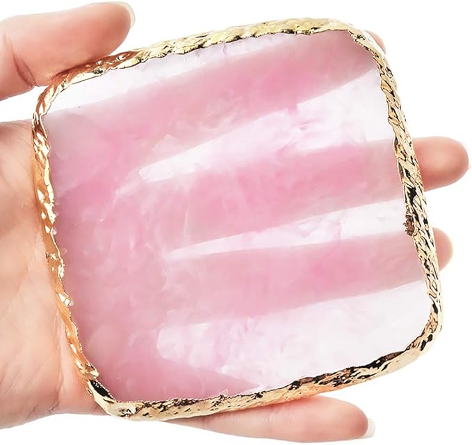 1 Pcs Resin Nail Art Palette Nail Art Cosmetic Mixing Palette Color Mixing Pigment Plate Polish Holder Drawing Color Palette-Velvo Beauty