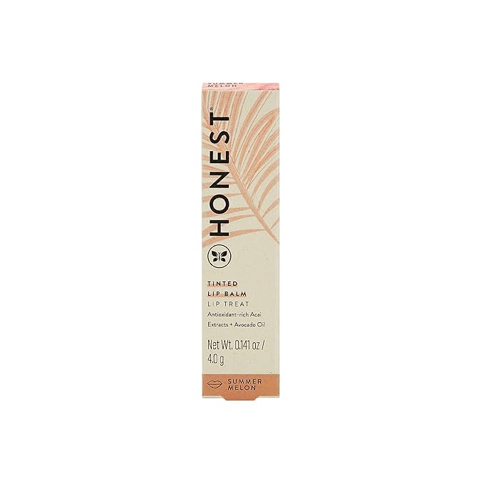 Honest Beauty Tinted Lip Balm 2-Pack | Antioxidant-rich Acai Extracts + Avocado Oil | EWG Certified, Vegan, Cruelty Free-Velvo Beauty