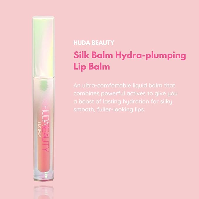 HUDA BEAUTY Silk Balm Hydrating and Nourishing Lip Balm Blush-Velvo Beauty