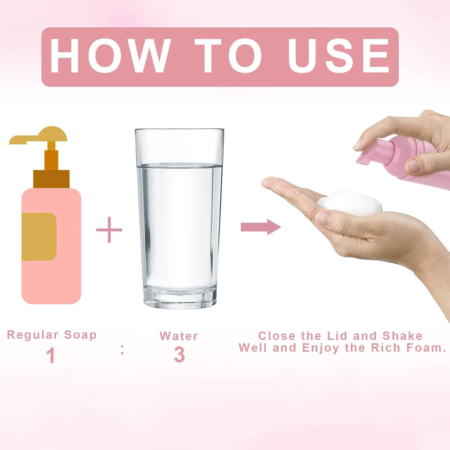 homicozy 40 Pcs Lash Shampoo Bottle Brushes Set, 10 Pcs Lash Shampoo Brushes, 10 Pcs Lash Brushes Tubes, 10 Pcs Eyelash Shampoo Dispensers, 10 Pcs Lash Aftercare Bag for Clients, Women,Girls (Pink)-Velvo Beauty