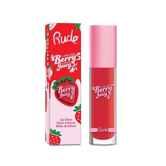 Rude - Berry Juicy Lip Gloss - Coral Kiss-Velvo Beauty