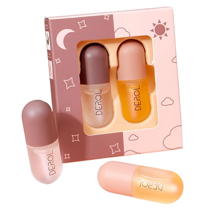 2Pcs Lip Plumper Set,Lip Plumper,Natural Lip Plumper kit,Day and Night Lip Plumper-Velvo Beauty