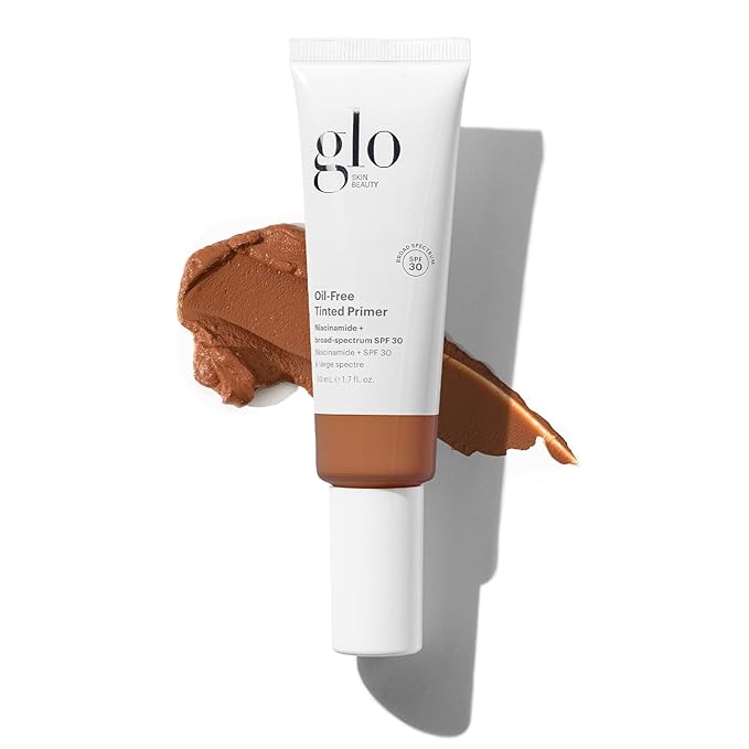 Glo Skin Beauty Oil-Free Tinted Primer SPF 30, (Deep) 1.7 oz - Mineral Makeup for Face, 4-in-1 Foundation Primer, Sheer Coverage, Skincare & Sunscreen With Broad Spectrum UVA/UVB Protection-Velvo Beauty
