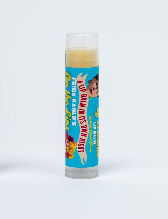 Frida Kahlo's On the Lips of Dreams Lip Balm Tube, Citrus Flavored - Cruelty-Free and Made in the USA from Natural and Imported Ingredients-Velvo Beauty