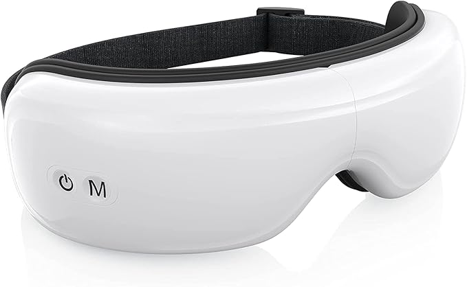 Eye Heat Massager for Relax and Reduce Eye Strain Dark Circle Eye Bags Dry Eye Improve Sleep, Best Gift for Girl Women Family-Velvo Beauty