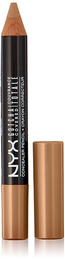 NYX Professional Makeup Gotcha Covered Concealer Pen, Deep Golden, 0.04 Ounce-Velvo Beauty