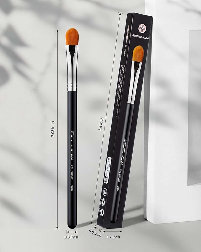 Concealer Brushes, EIGSHOW Eyeshadow Primer Brush for Concealer, Blending, Eyeshadow - Professional Tools for Applying Cream, Liquid Shadows and Eye Primer Base (E828 2piece)-Velvo Beauty