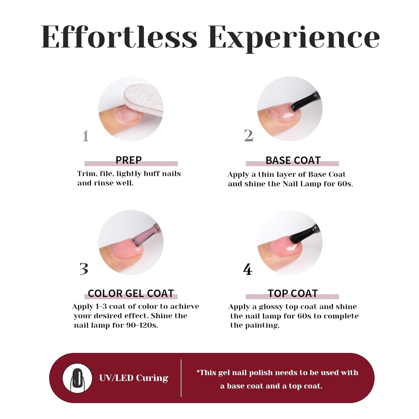 Glitter Red Gel Polish,Sparkly Shimmer Christmas Red Glitter Gel Nail Polish,0.51 Fl Oz Soak Off UV Poinsettia Gel Nail Polish for DIY Nail Art,Holiday Gifts - GP0064-Velvo Beauty