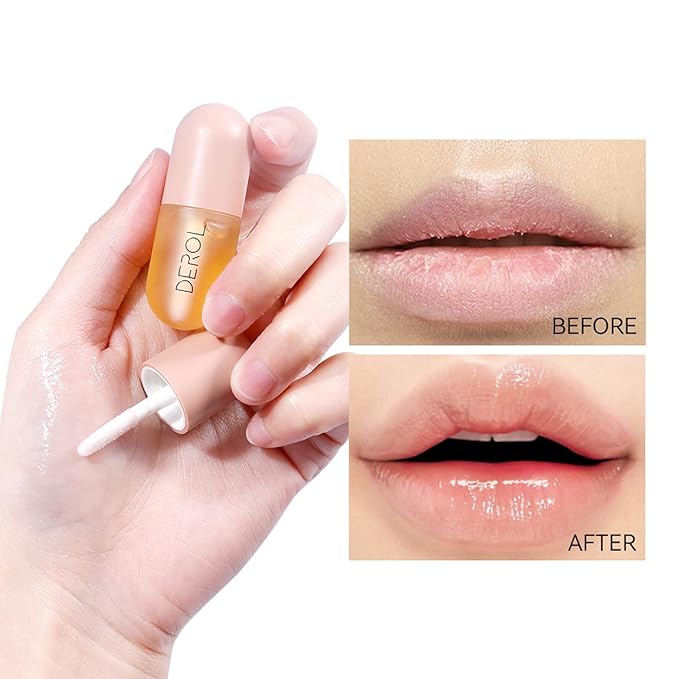 Natural Hydrating Lip Plumper - Lip Serum For Fullness, Lip Care, Lip Plumping Balm, 5.5ml, Ginger Essence Lip Enhancer, Moisturizing Lip Plumper 1Pcs…-Velvo Beauty