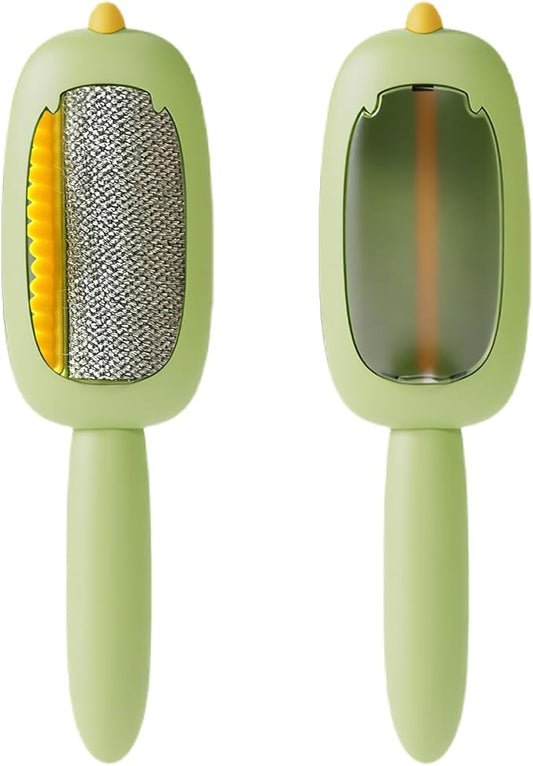 Reusable Lint Roller, Portable Lint Brush, Pet Hair Remover, Super Sticky and Washable, for Clothes, Furniture, Dog & Cat Hair(Green)-Velvo Beauty