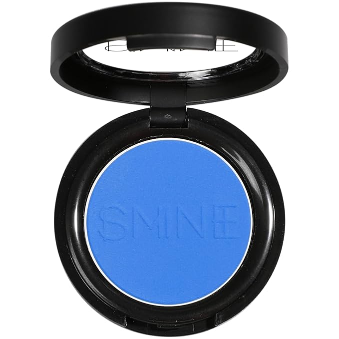IS'MINE Single Blue Matte Eyeshadow Powder Palette High Pigment, Longwear, Intense Color Best Blue Eyeshadow-Velvo Beauty
