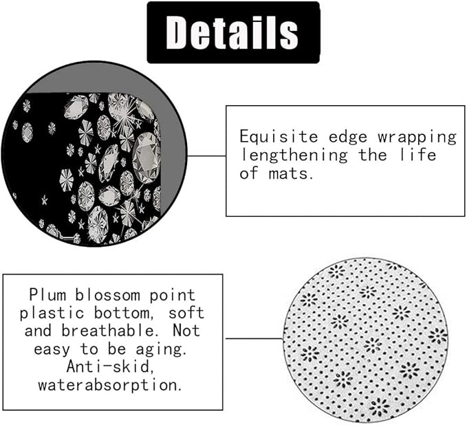 4PCS Eiffel Tower Shower Curtain Set, Luxury Jewelry Rhinestone Bling Diamond Paris Bathroom Decor, Waterproof Fabric Black Shower Curtain, Non-slip Bath Mat Toilet Lid Cover Bathroom Rugs-Velvo Beauty