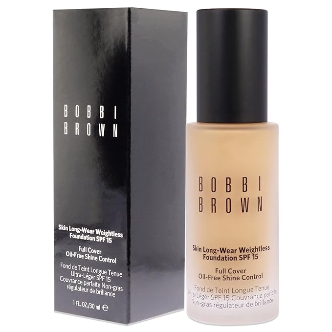 Bobbi Brown Skin Long-Wear Weightless Foundation SPF 15 - Warm Honey Women Foundation 1 oz-Velvo Beauty