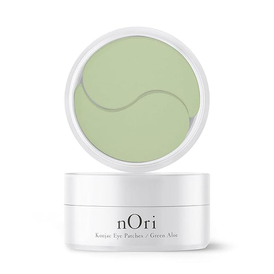 NORI Konjac Eye Patches – Anti-Wrinkle/Removes Bags/Moisturizing/Dark Circle/60 Pieces (Aloe Vera)-Velvo Beauty