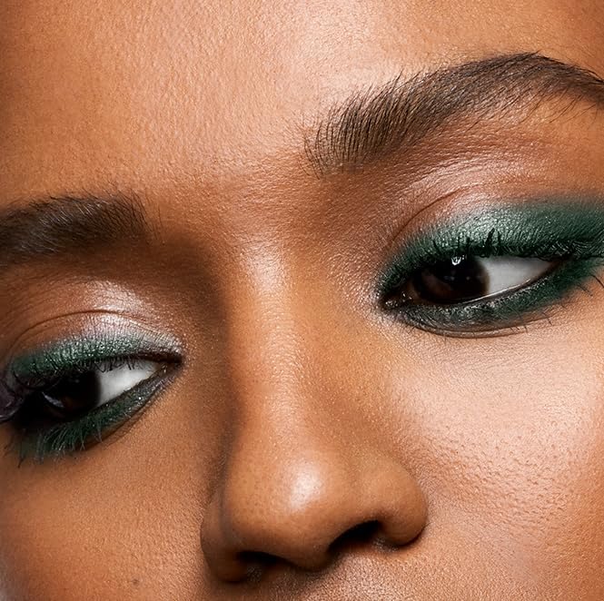 MAKE Beauty Continuum Waterproof Gel Eyeliner Pencil. Creamy, Pigmented Multi-Use, including Waterline with Built-in Sharpener and Blending Brush. Smudge-Proof Makeup. Shade - Emerald, Green-Velvo Beauty