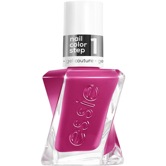 essie gel couture, Long-Lasting Nail Polish, 8-free Vegan, Fashion Freedom, Pink, Wilder Than I Seam, 0.46 fl oz-Velvo Beauty