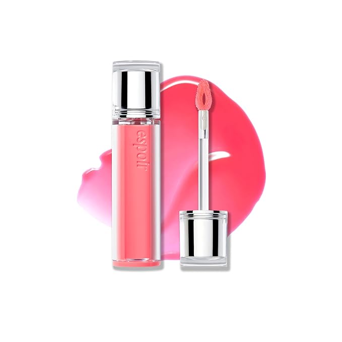 Espoir Couture Lip Tint Glaze #14 Pink Pop 0.14oz | Volumizing Lip Stain with Syrupy Shine | Long-Lasting & Vibrant Color for Radiant Lip Look | Moisturizing & Glossy Lip Tint | Korean Lip Makeup-Velvo Beauty
