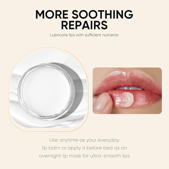 Lip Care Kit with Lip Exfoliator Scrub, Lip Sleeping Mask and Lip Essence Oil for Dry Cracked Lips, Repair and Moisturize Your Lips All Day-Velvo Beauty