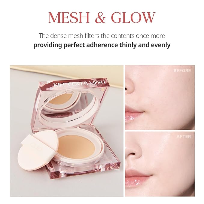 CLIO Kill Cover Mesh Glow Cushion (Mini, 5g, 4 GINGER)-Velvo Beauty