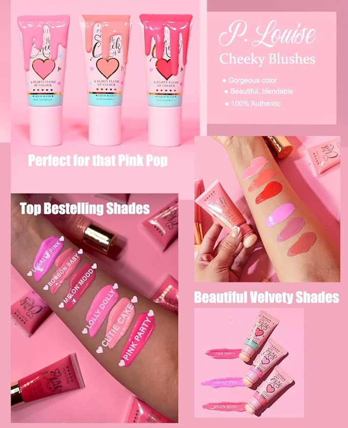 P Louise Blush Viral Bestselling Blush - Legally Pink - 100% Authentic-Velvo Beauty