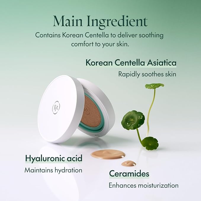 PURITO SEOUL Wonder Releaf Centella BB Cushion #23 Natural Beige, Foundation, Korean Centella, Makeup Long Lasting, Flawless Coverage, K-Beauty, 15g, 0.52 fl.oz-Velvo Beauty
