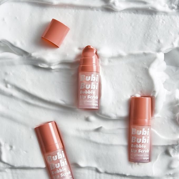 UNPA Bubi Bubi Bubble Lip Scrub, Quick and Easy Exfoliation with Soft Bubbles, Effectively Remove Dead Skin-Velvo Beauty