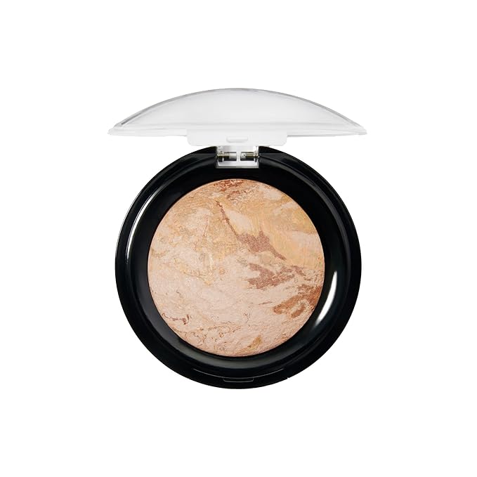 LAURA GELLER NEW YORK Award-Winning Baked Balance-n-Brighten To Go Color Correcting Powder Foundation - Medium - Buildable Light to Medium Coverage - Demi-Matte Natural Finish-Velvo Beauty