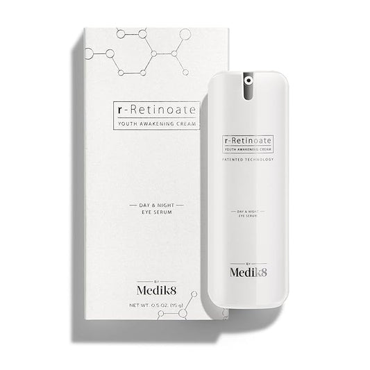 Medik8 R-Retinoate Day & Night Eye Serum - Hydrating, Healing, Skin Plumping Vitamin A - Reduces Fine Lines, Wrinkles, Dark Circles, and Other Signs of Aging - Smoothing Under Eye Radiance - 0.5 oz-Velvo Beauty