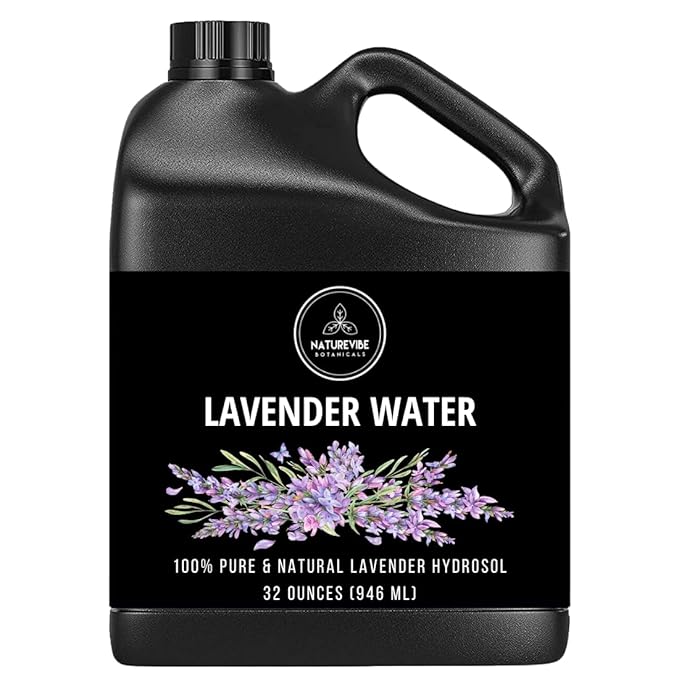 Naturevibe Botanicals Lavender Water 32 Ounces | 100% Pure and Natural | Great for Skin Care and Hair Care-Velvo Beauty